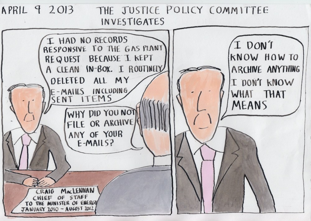 Ontario e-mail deletion scandal 04c